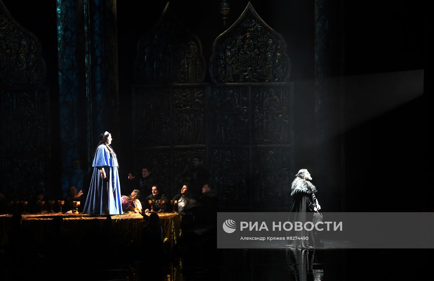 Генеральный прогон оперы "Царская невеста" в Новосибирске