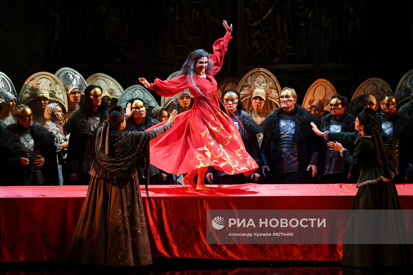 Генеральный прогон оперы "Царская невеста" в Новосибирске