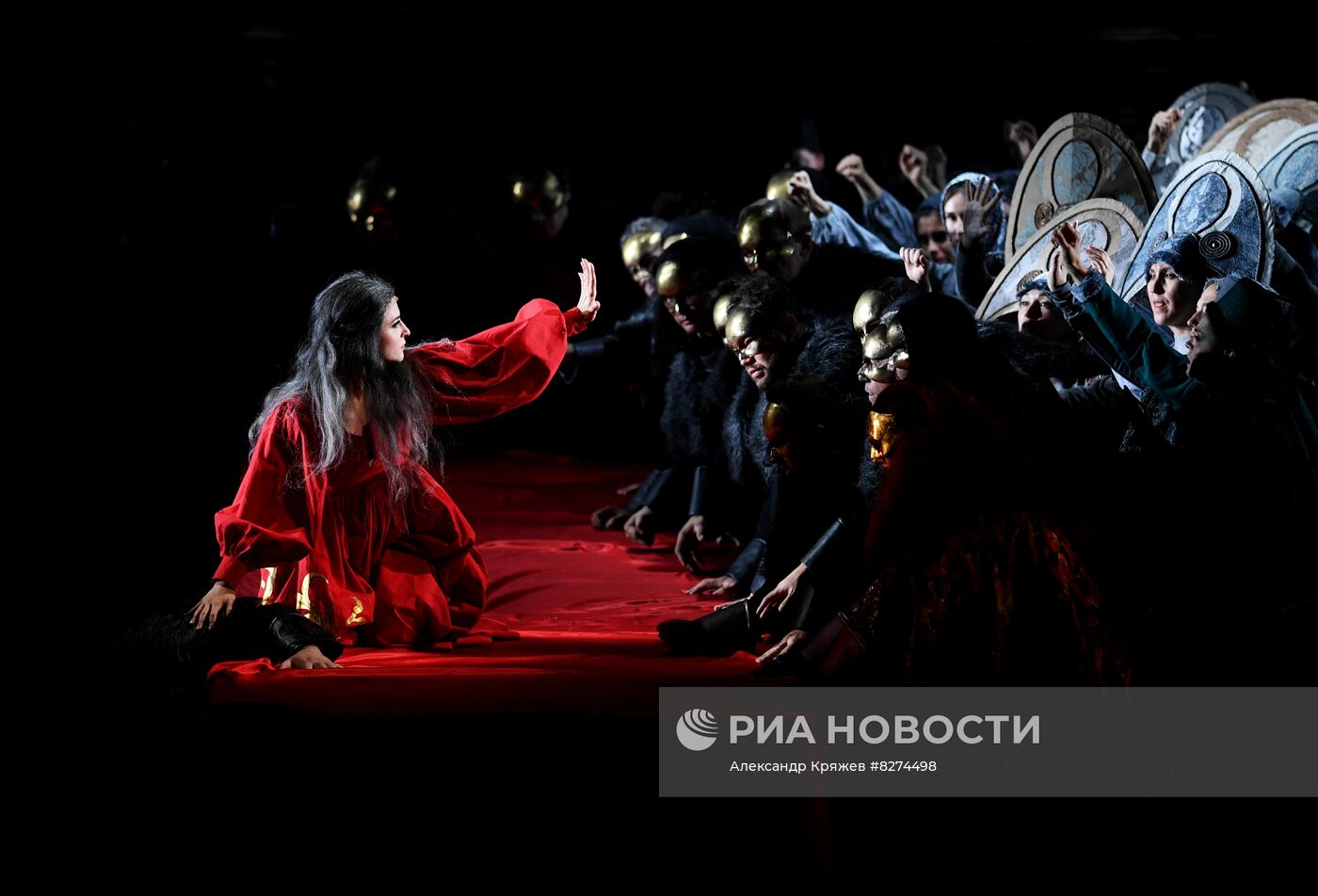 Генеральный прогон оперы "Царская невеста" в Новосибирске