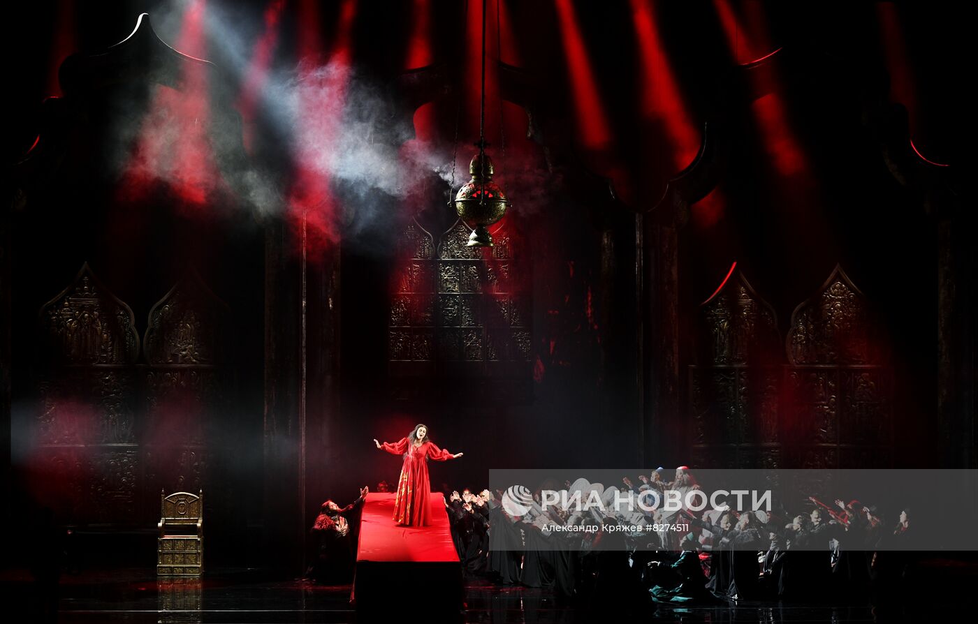 Генеральный прогон оперы "Царская невеста" в Новосибирске