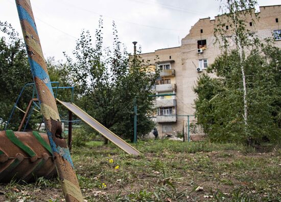 Последствия обстрелов в Запорожской области