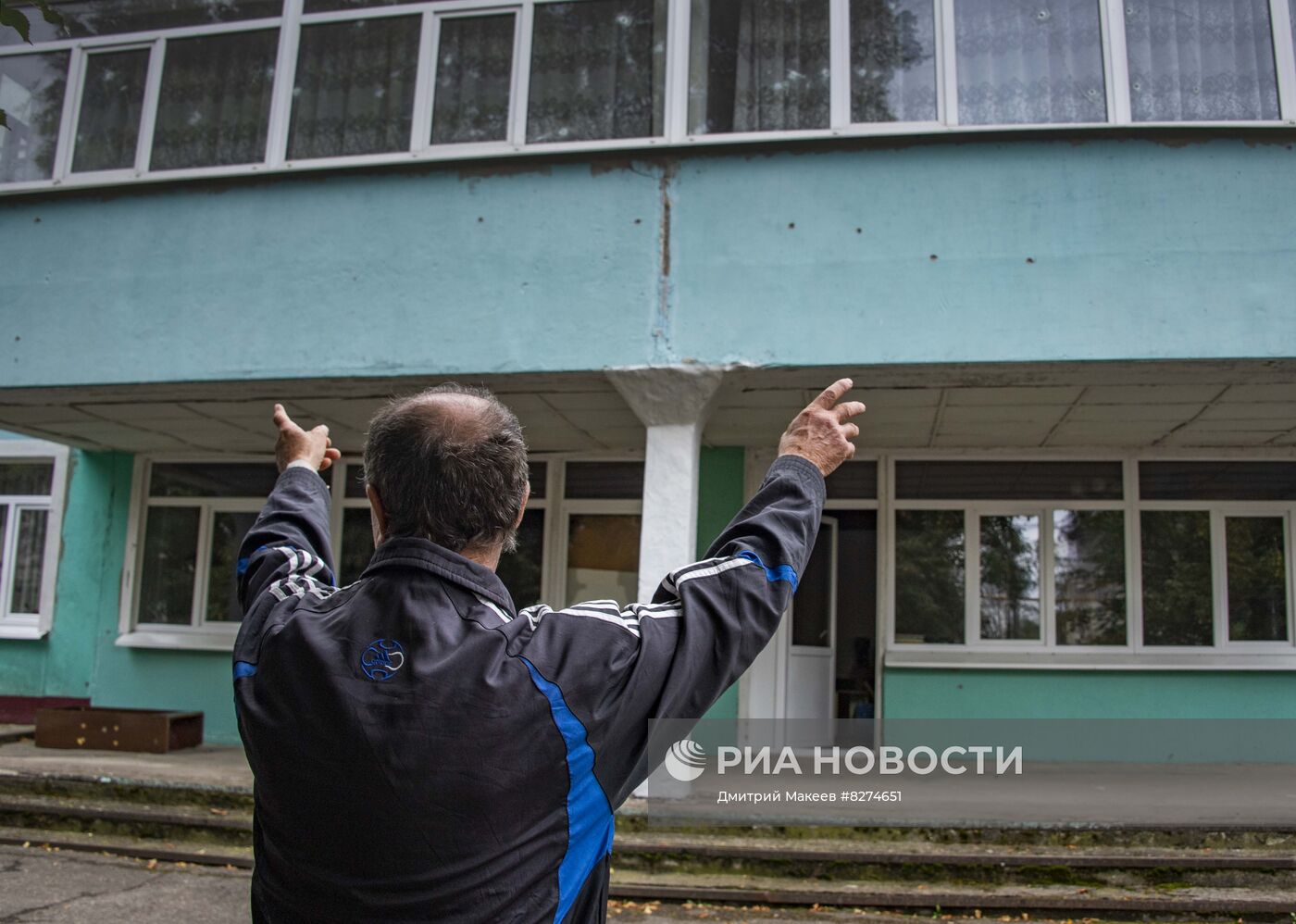 Последствия обстрелов в Запорожской области