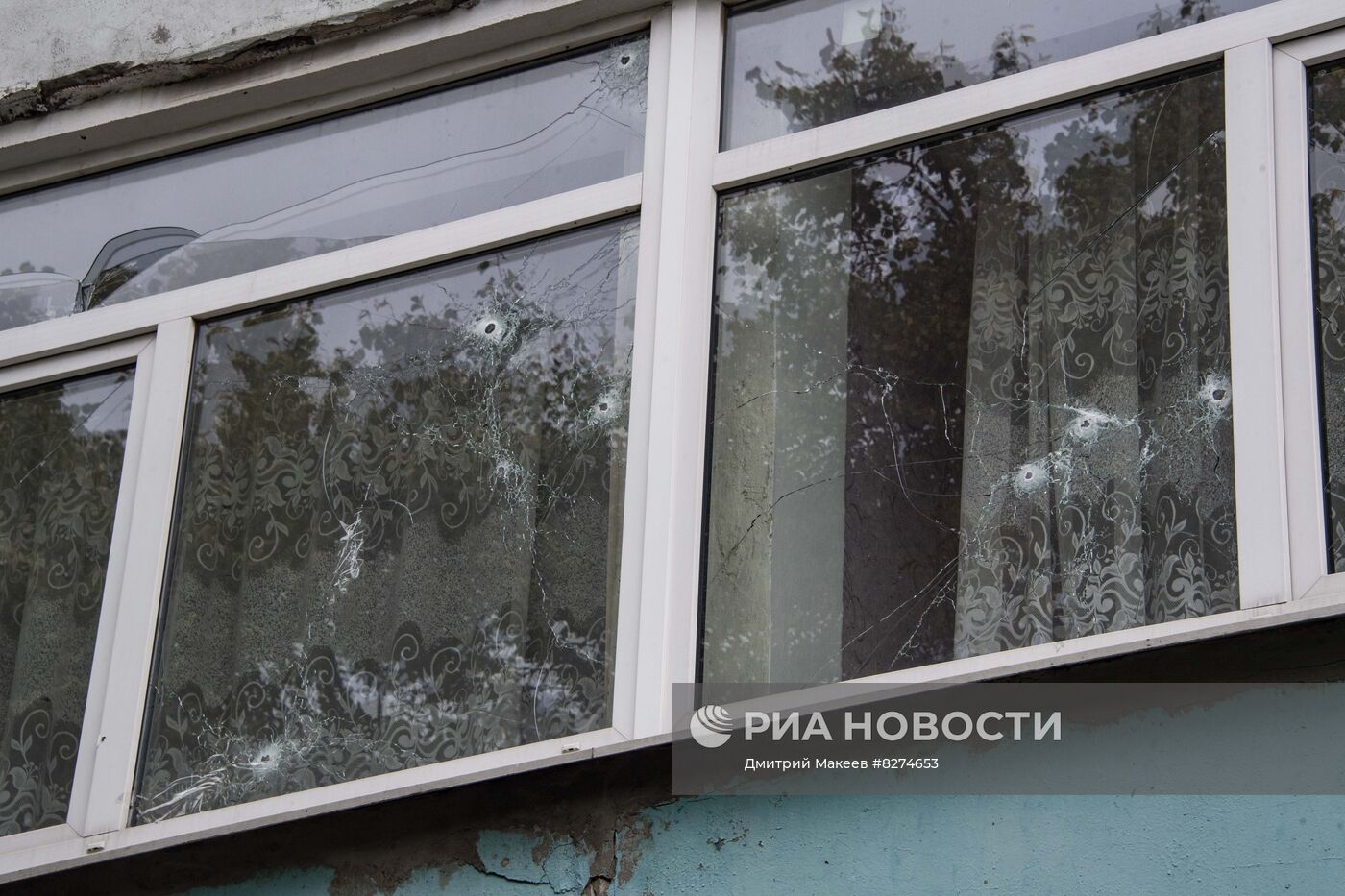 Последствия обстрелов в Запорожской области