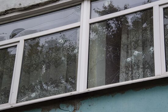 Последствия обстрелов в Запорожской области