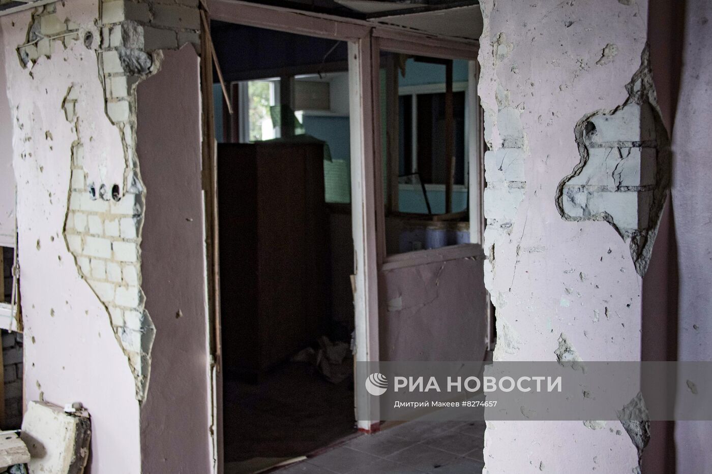 Последствия обстрелов в Запорожской области