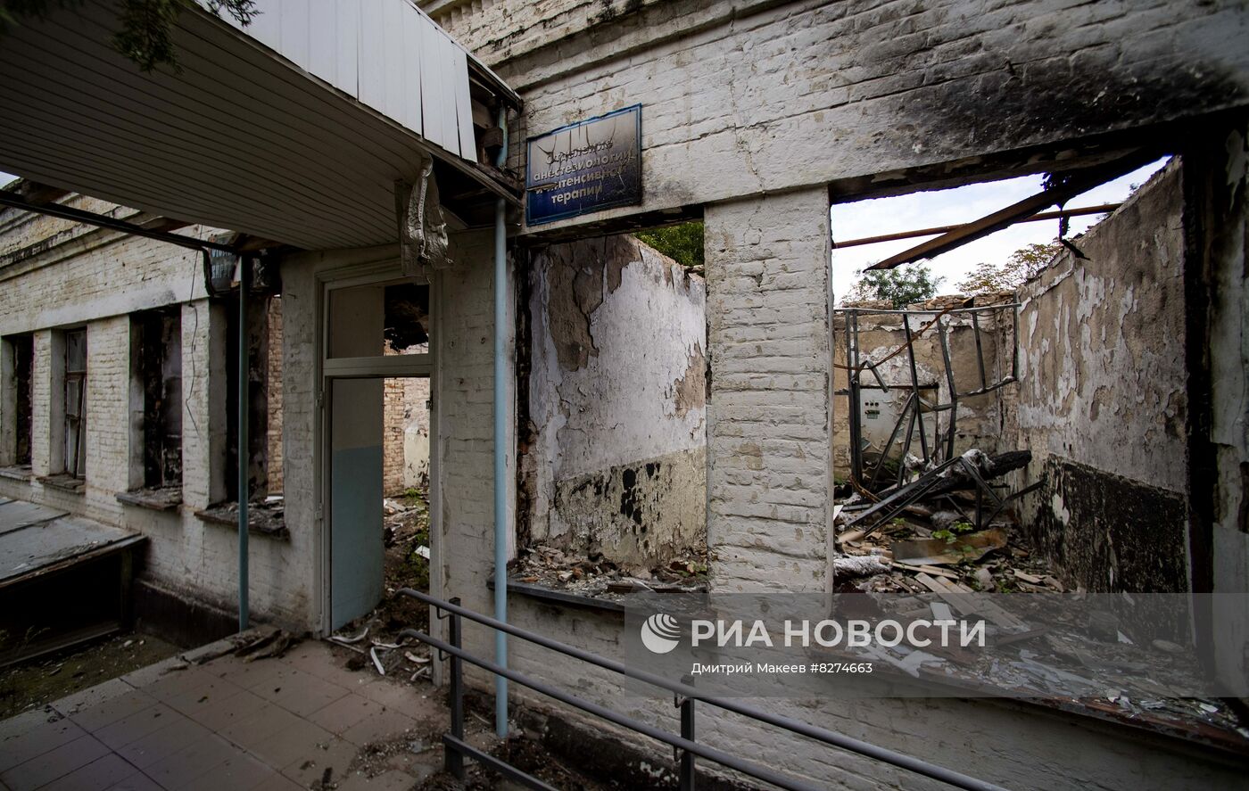 Последствия обстрелов в Запорожской области