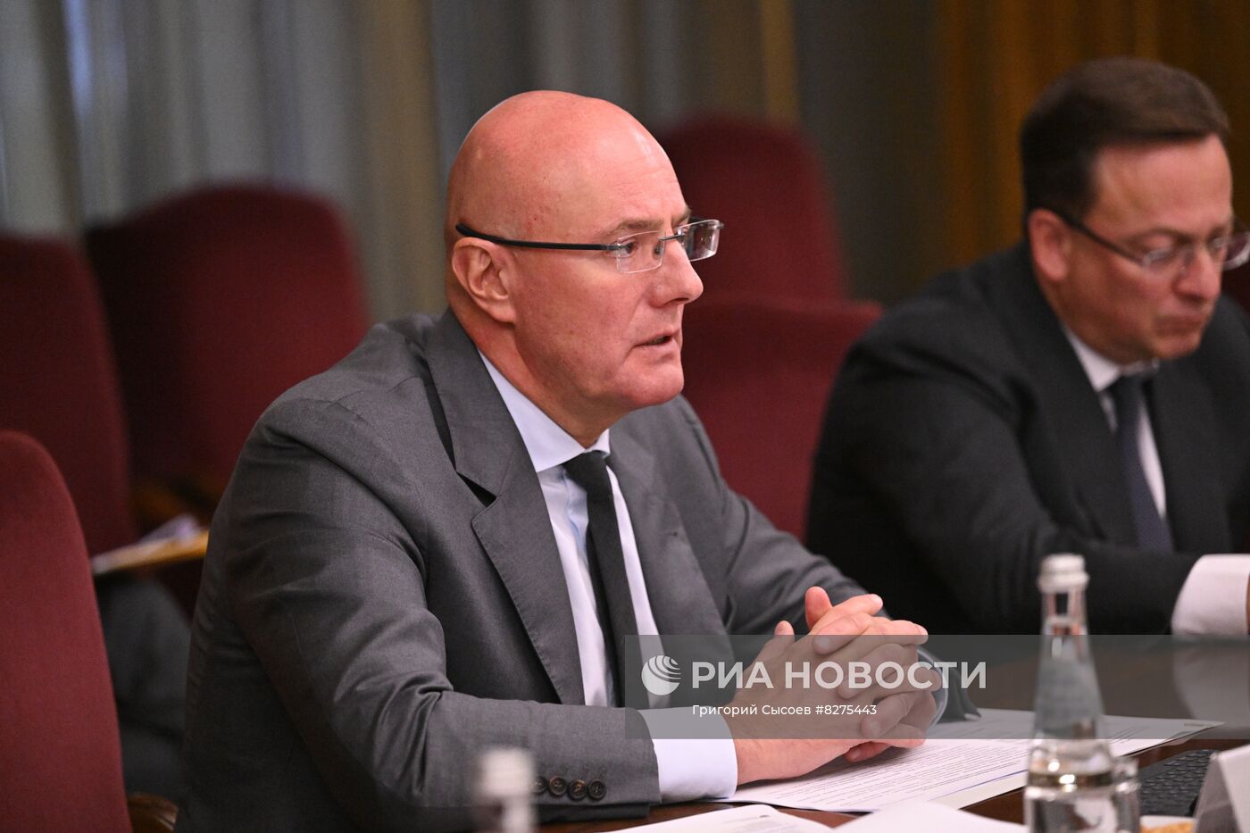 Встреча вице-премьера Д. Чернышенко и посла Кубы в РФ Х. А. Г. Пеньи