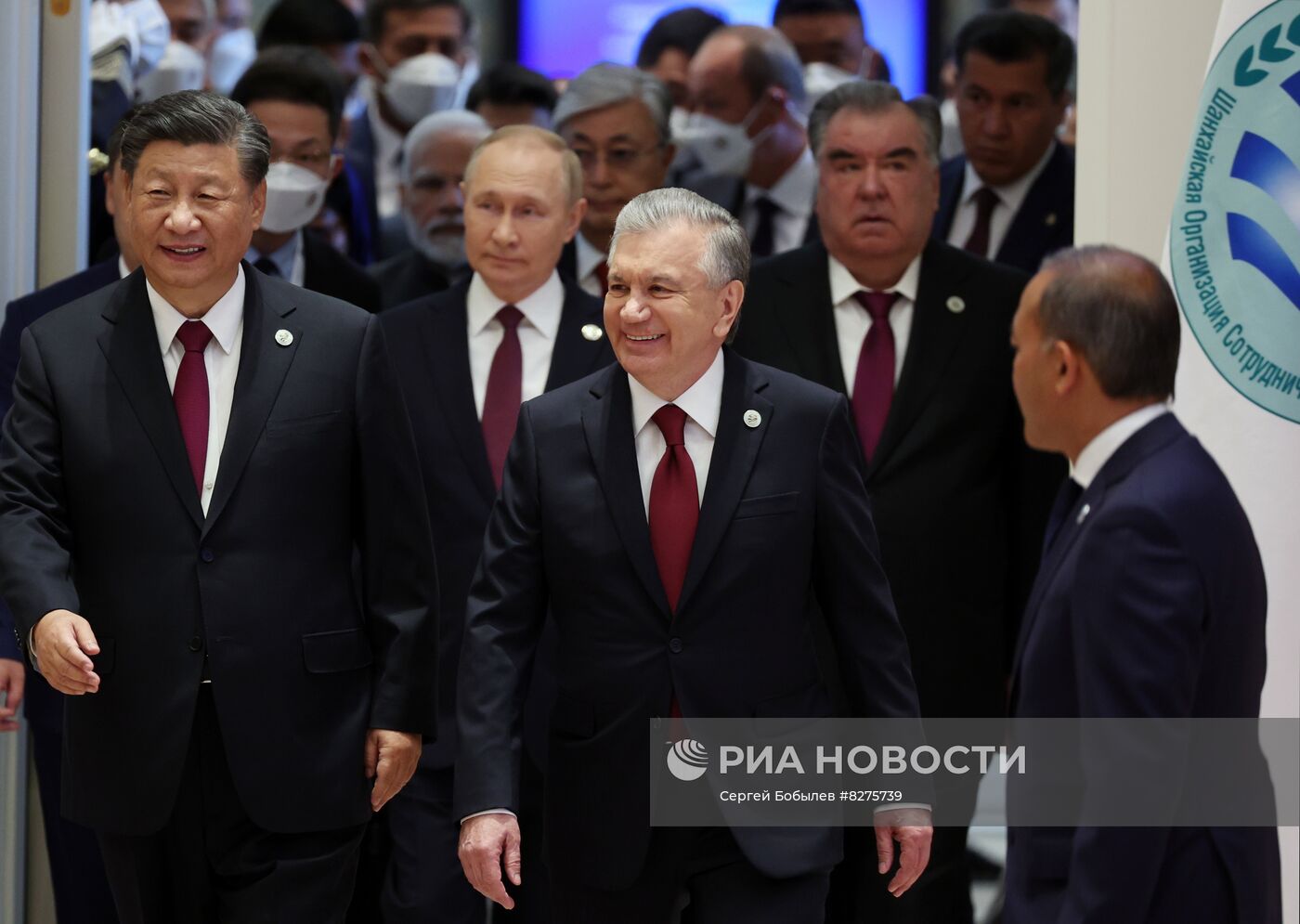 Президент РФ В. Путин принял участие в саммите ШОС