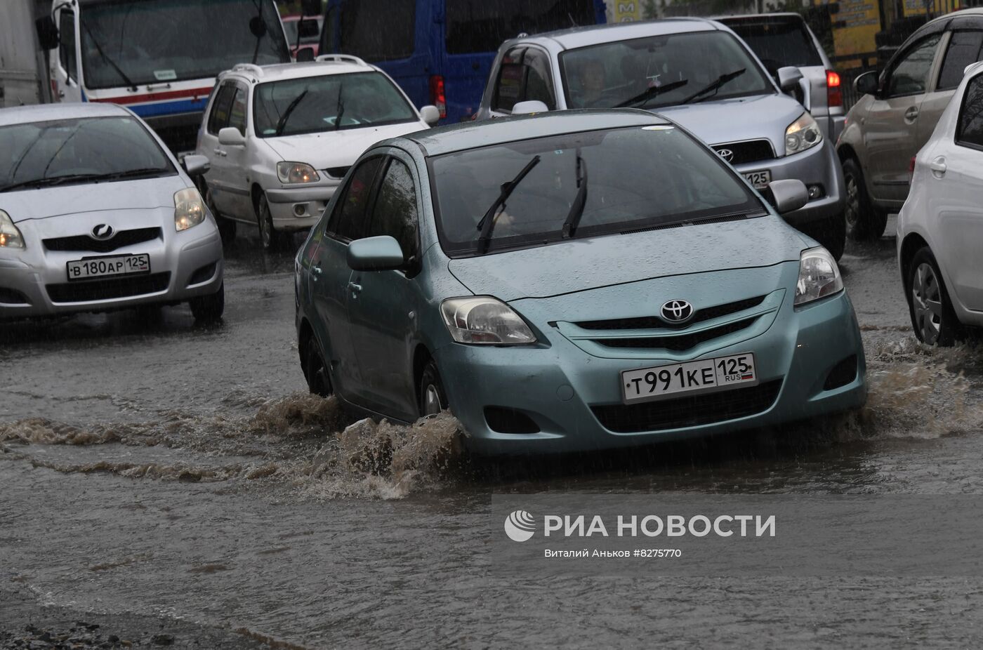 Дождь во Владивостоке