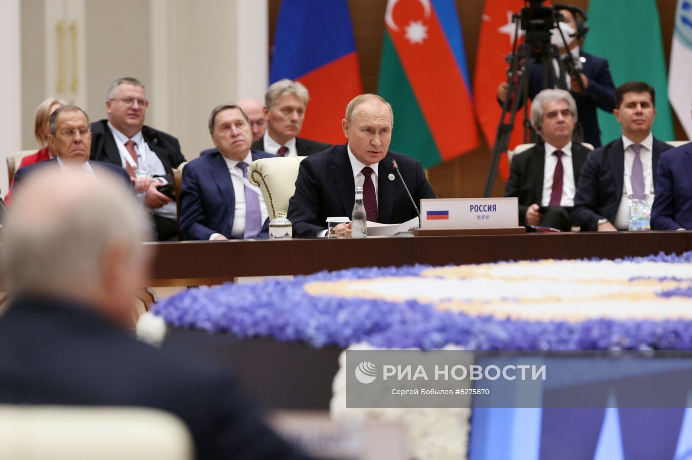Президент РФ В. Путин принял участие в саммите ШОС