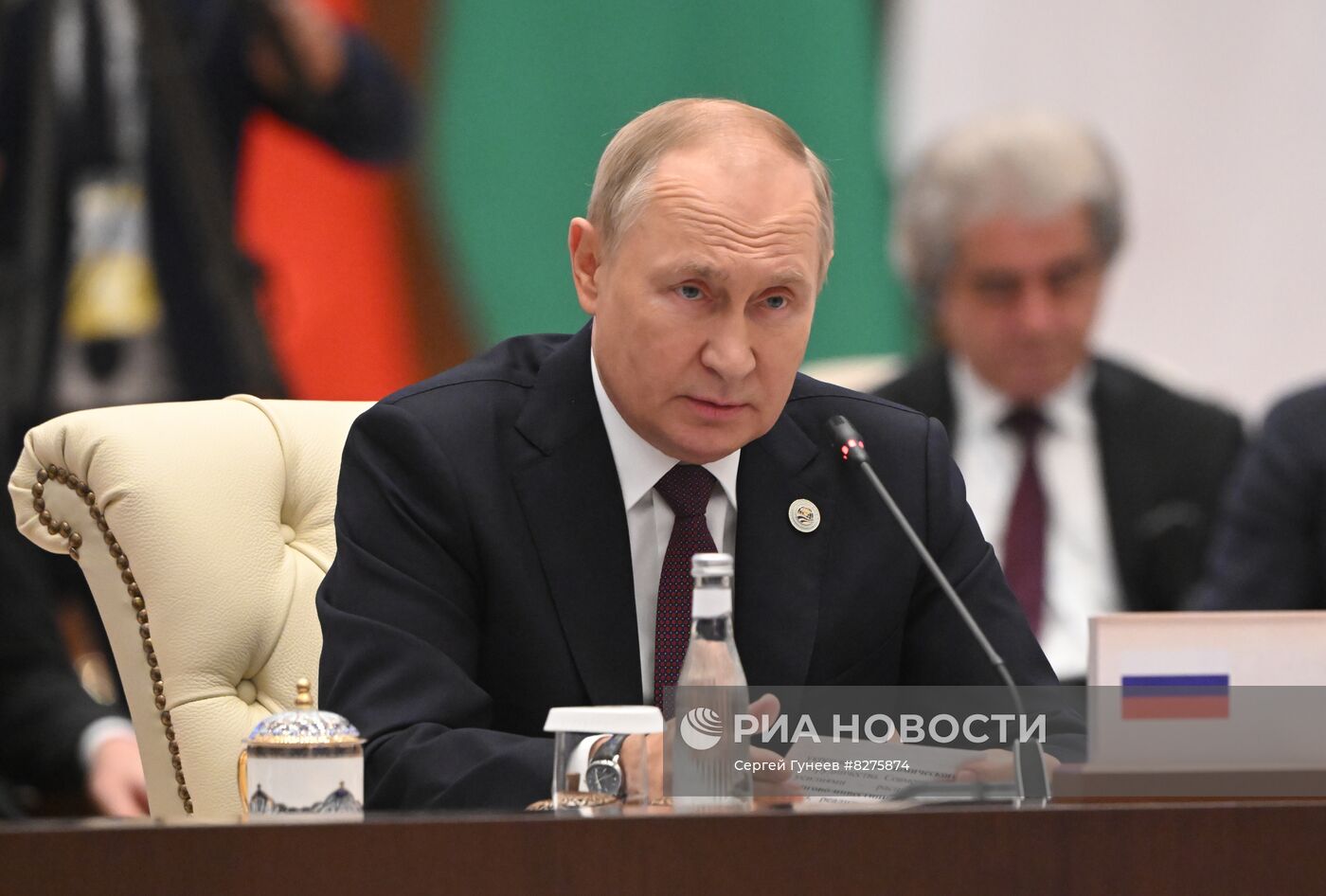 Президент РФ В. Путин принял участие в саммите ШОС