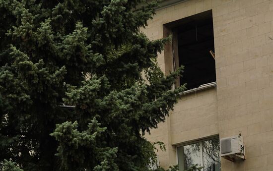 Взрыв в здании Генпрокуратуры в ЛНР