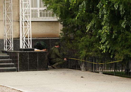 Взрыв в здании Генпрокуратуры в ЛНР