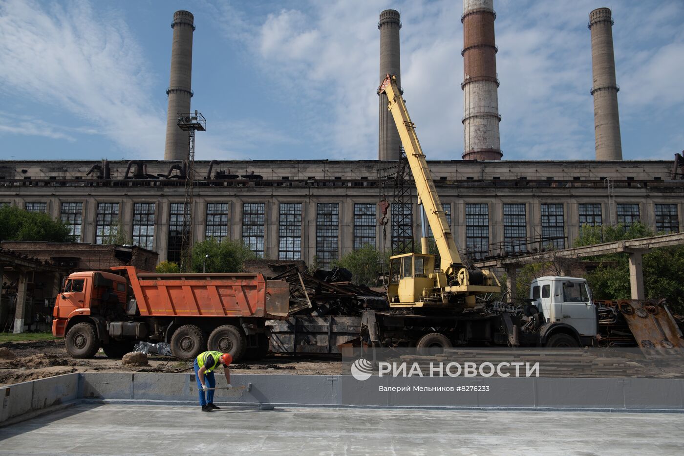 Восстановительные работы на Луганской ТЭС