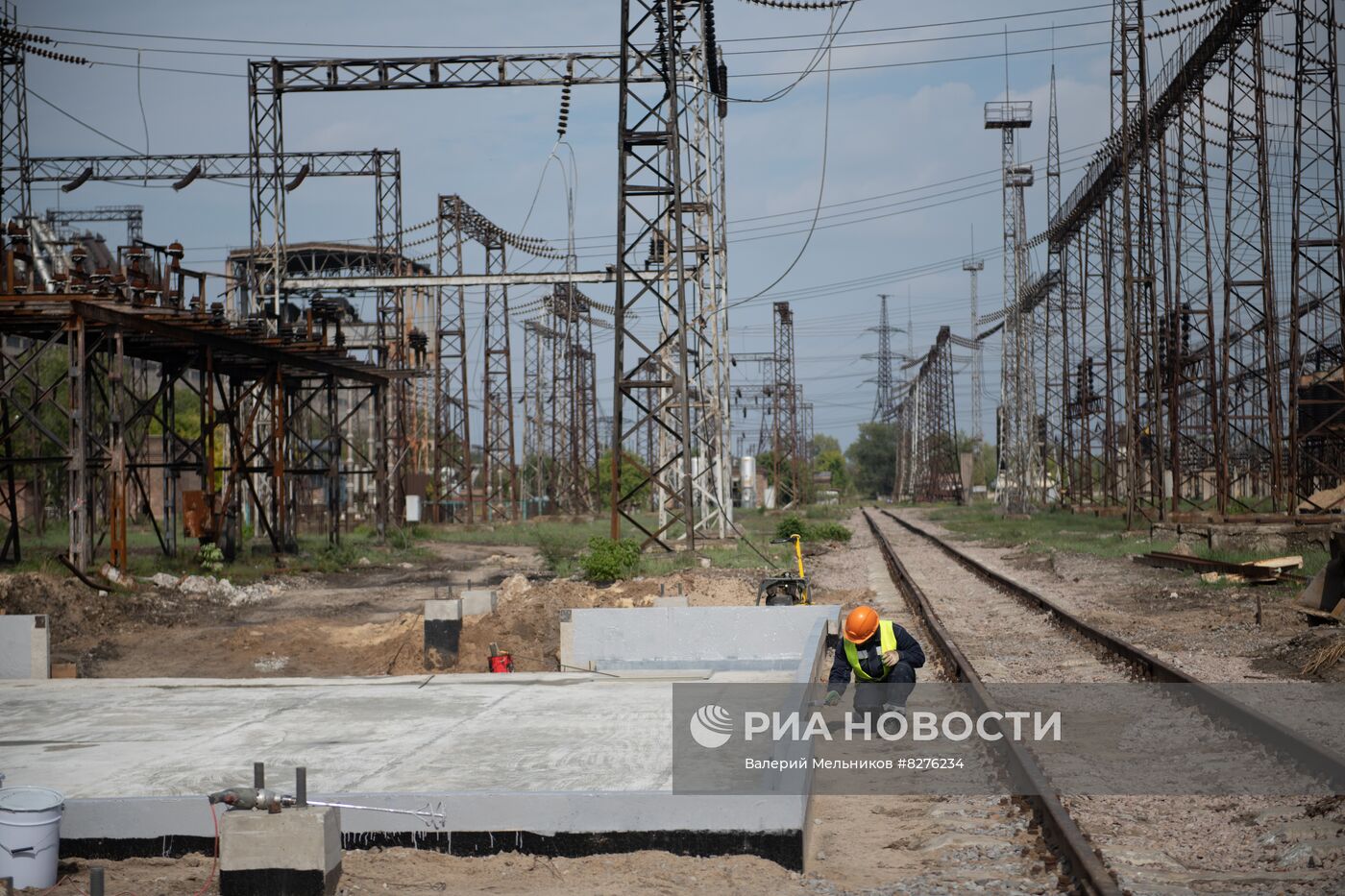 Восстановительные работы на Луганской ТЭС