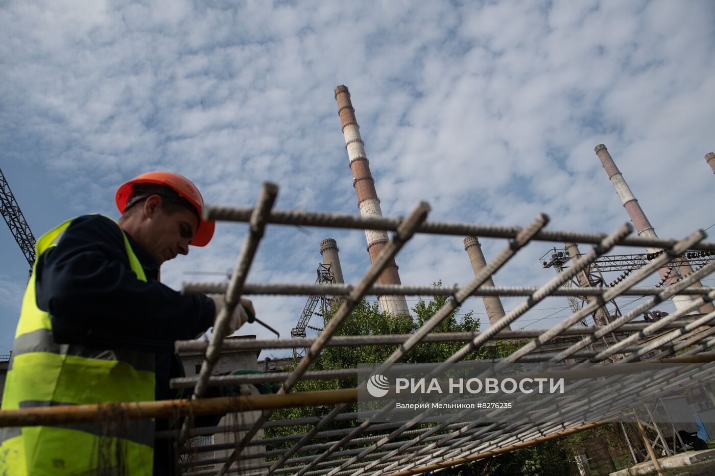 Восстановительные работы на Луганской ТЭС