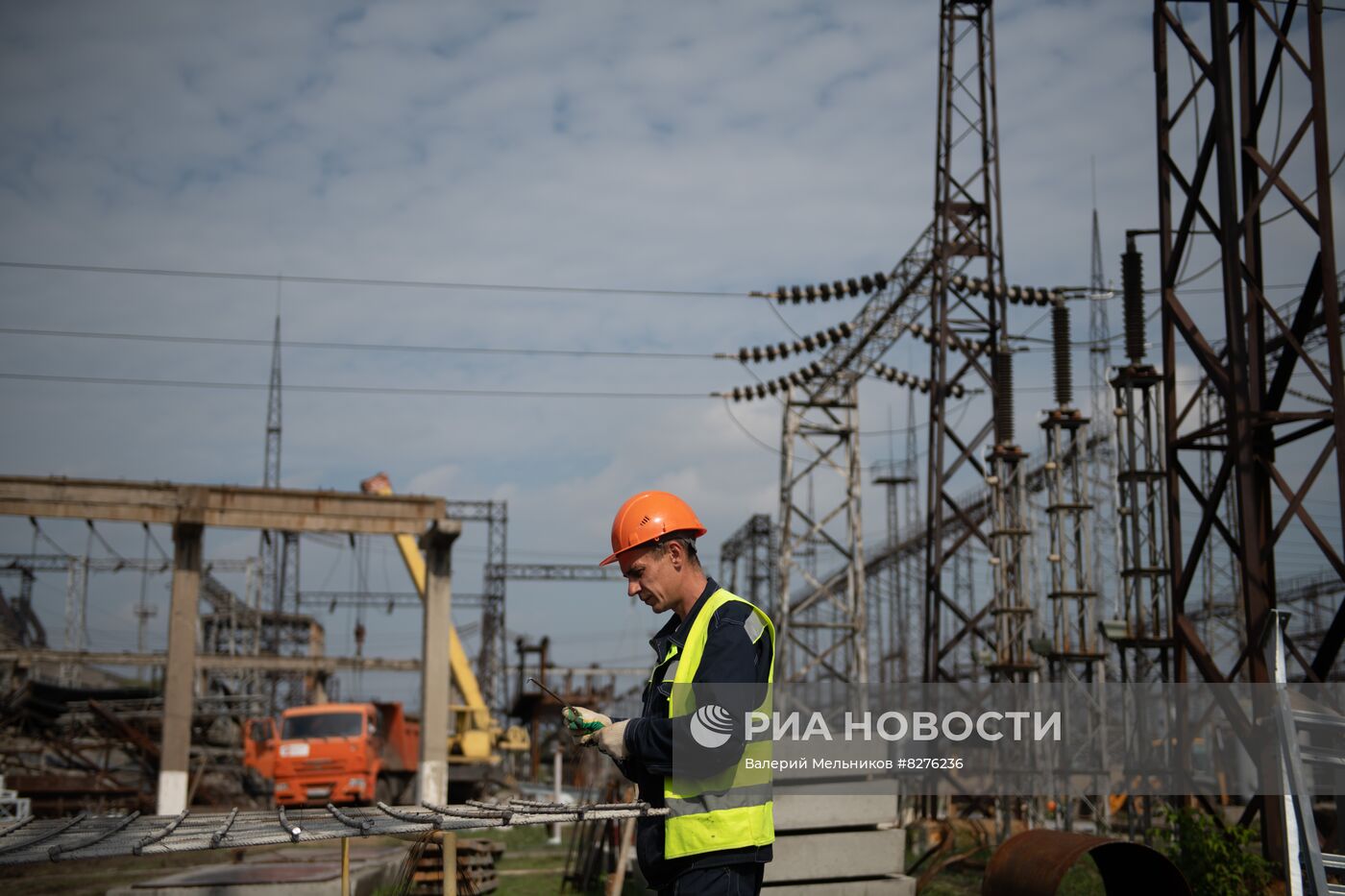 Восстановительные работы на Луганской ТЭС