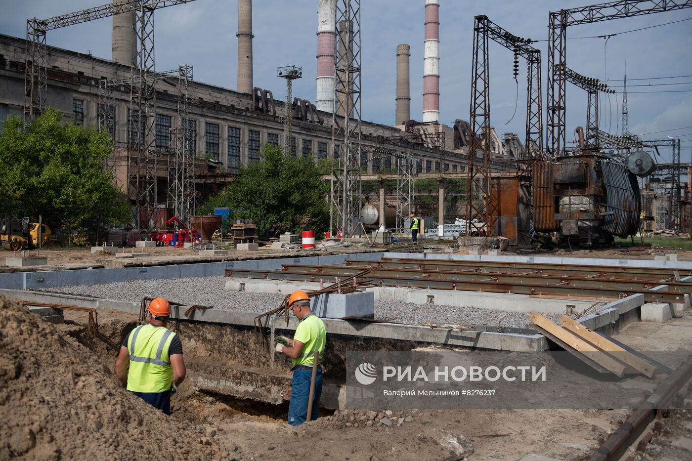 Восстановительные работы на Луганской ТЭС