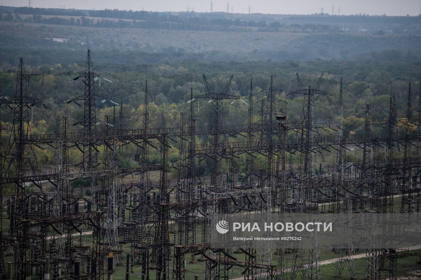 Восстановительные работы на Луганской ТЭС
