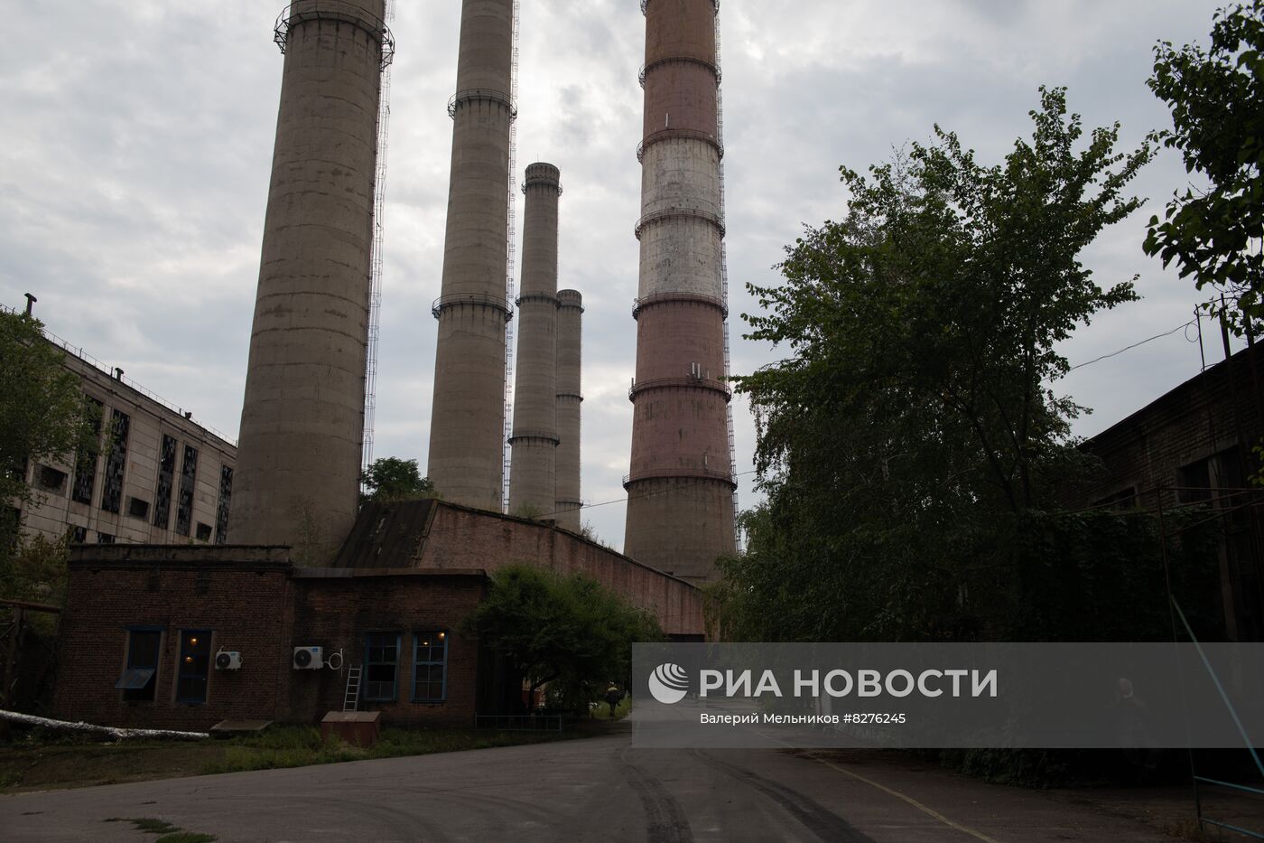 Восстановительные работы на Луганской ТЭС