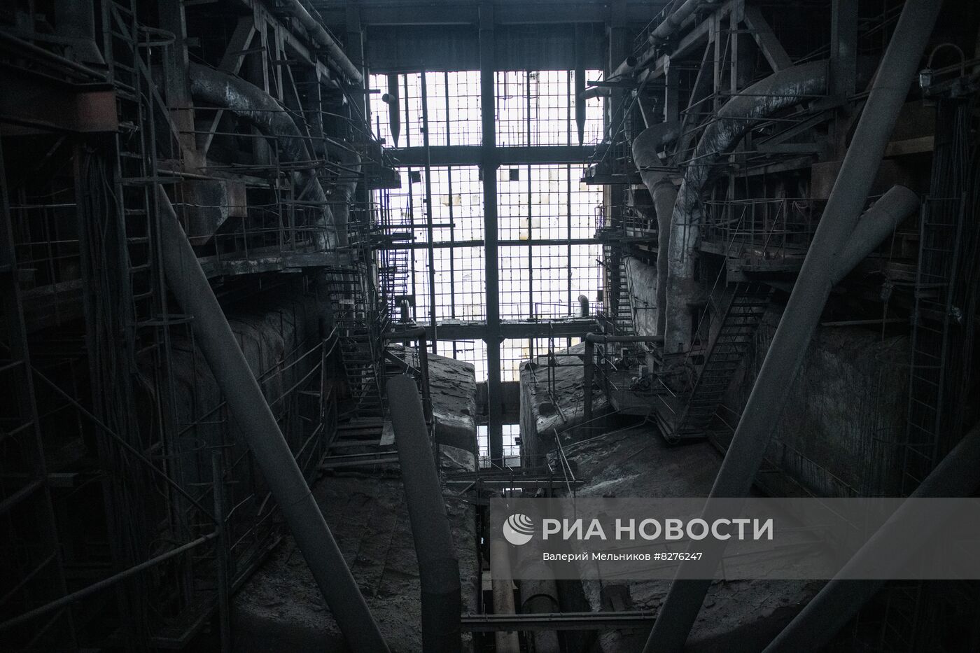 Восстановительные работы на Луганской ТЭС