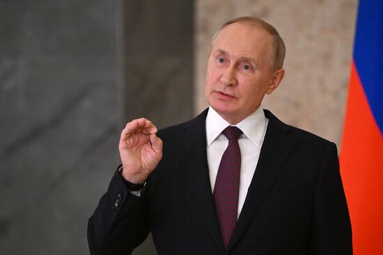 Президент РФ В. Путин принял участие в саммите ШОС