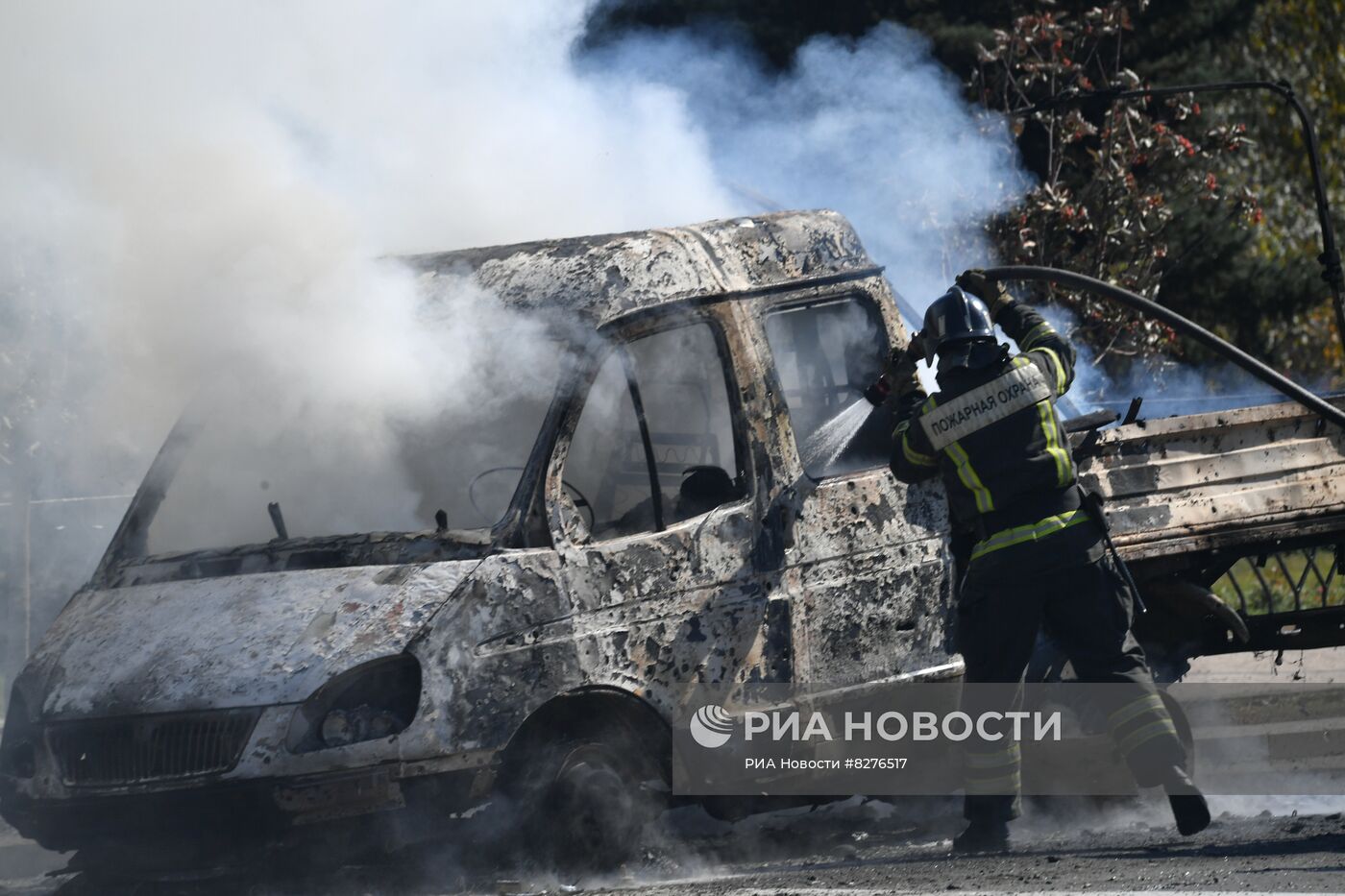 Украинские войска обстреляли центральный район Донецка