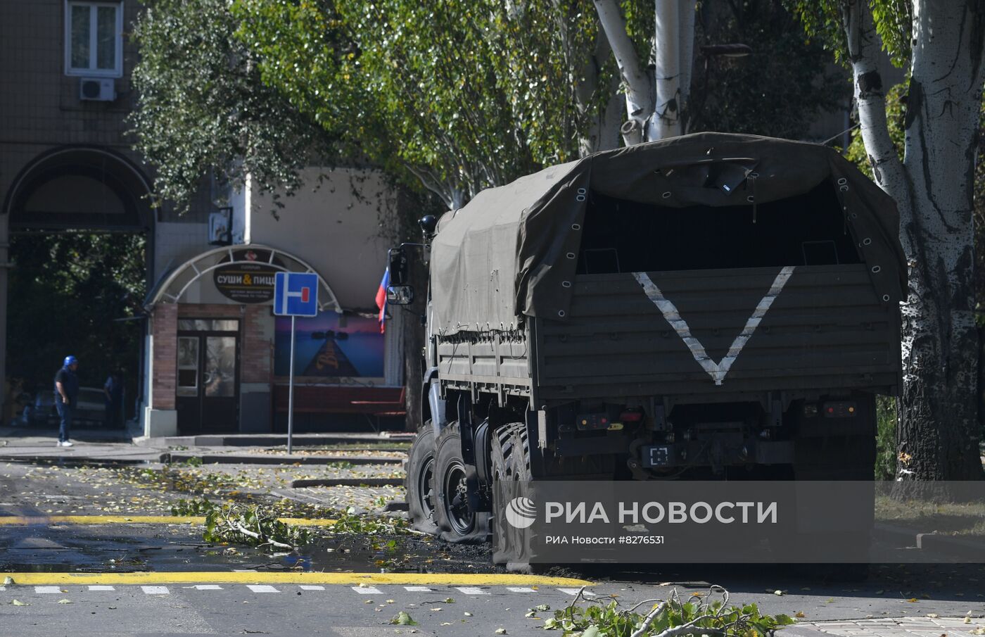 Украинские войска обстреляли центральный район Донецка