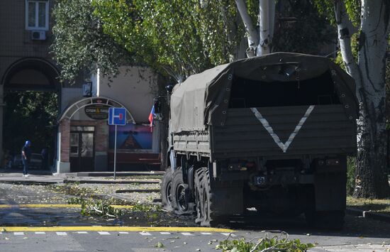 Украинские войска обстреляли центральный район Донецка