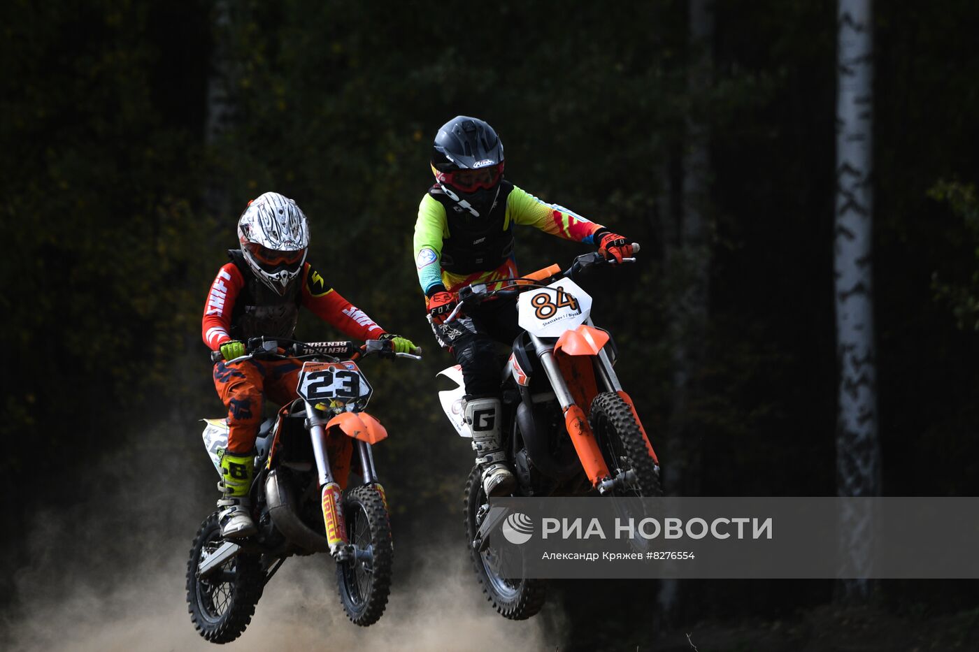 Соревнования по мотокроссу в Новосибирске