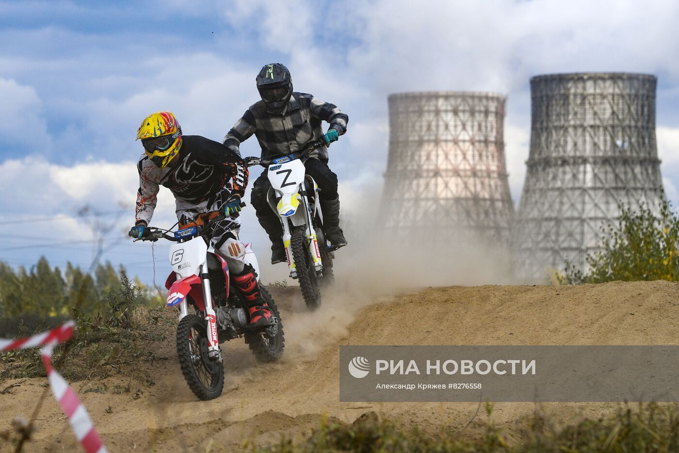 Соревнования по мотокроссу в Новосибирске