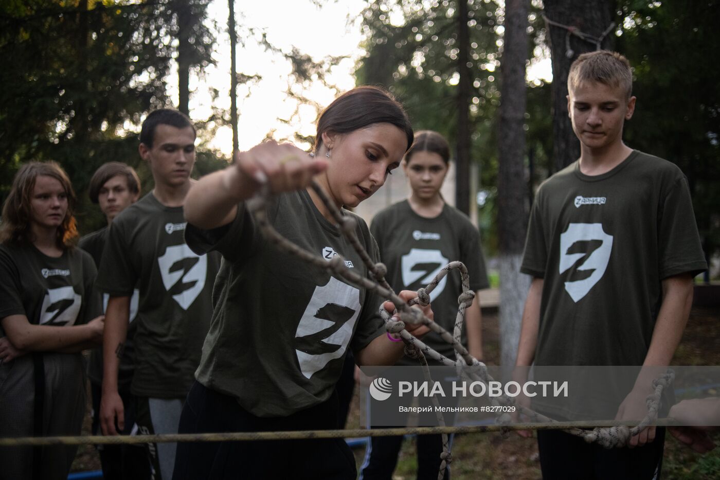 Республиканская военно-спортивная игра для подростков "Зарница" в ЛНР