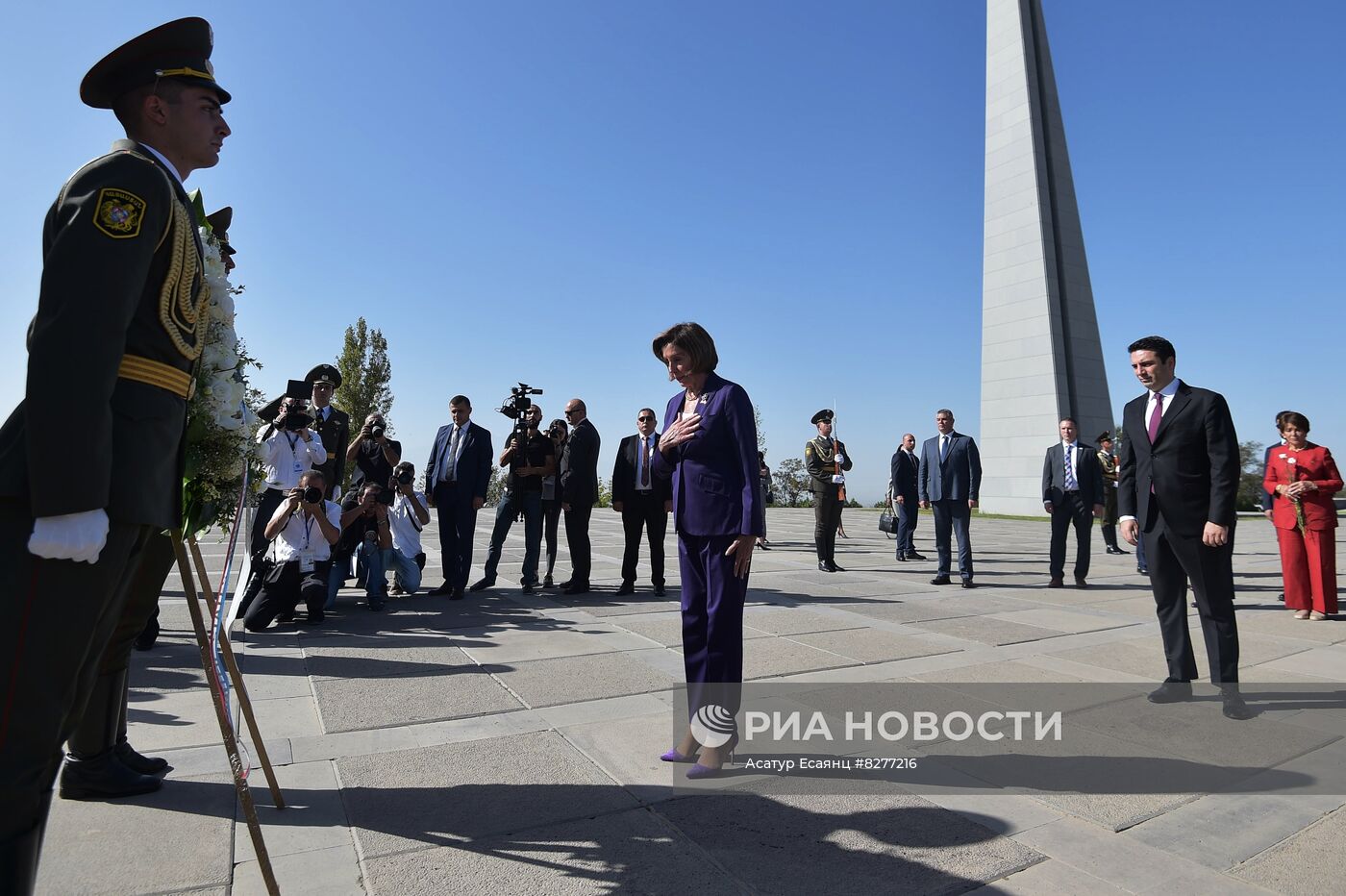 Визит спикера палаты представителей конгресса США Н. Пелоси в Армению