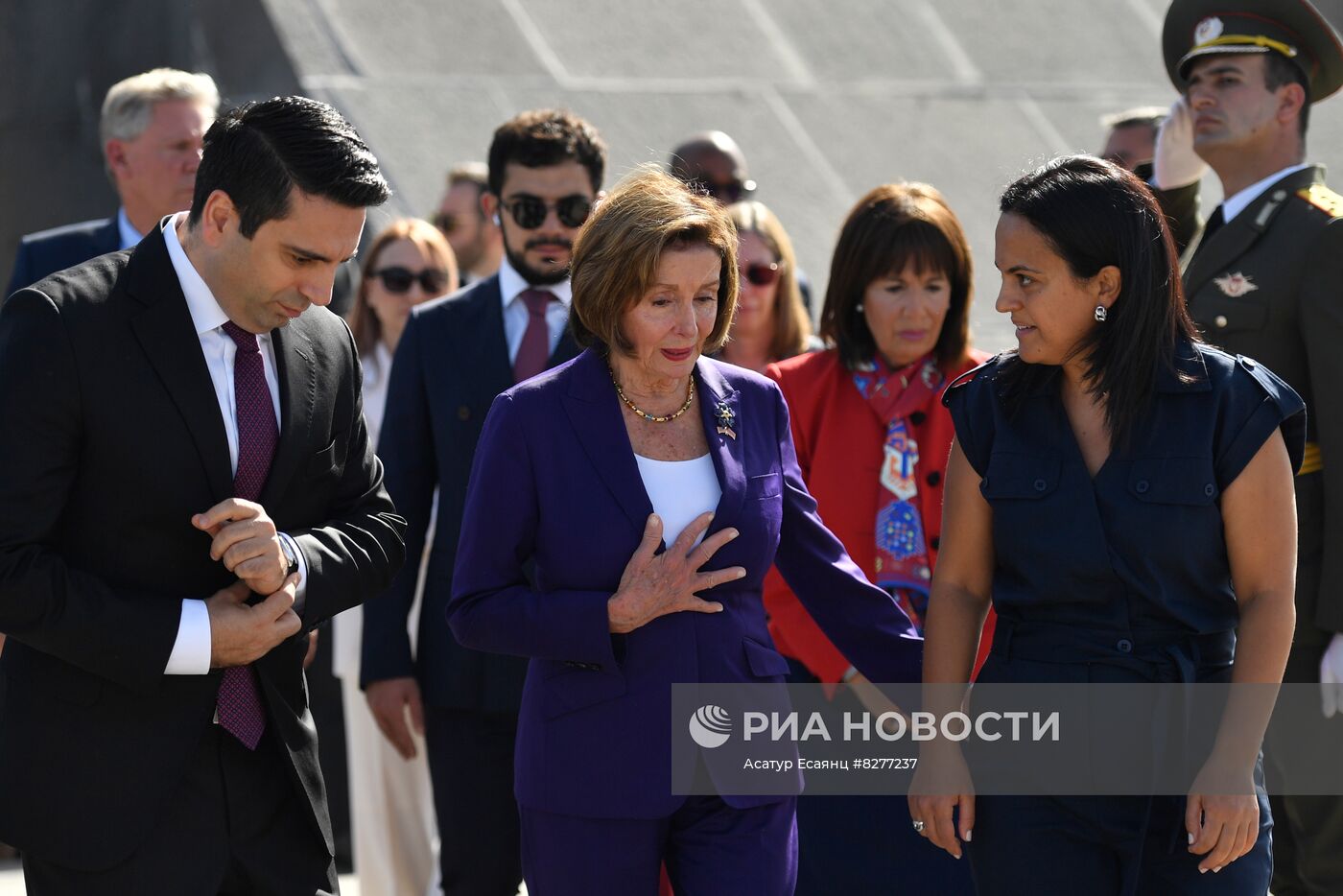 Визит спикера палаты представителей конгресса США Н. Пелоси в Армению