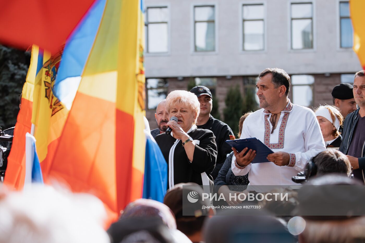 Акция протеста оппозиции в Кишиневе