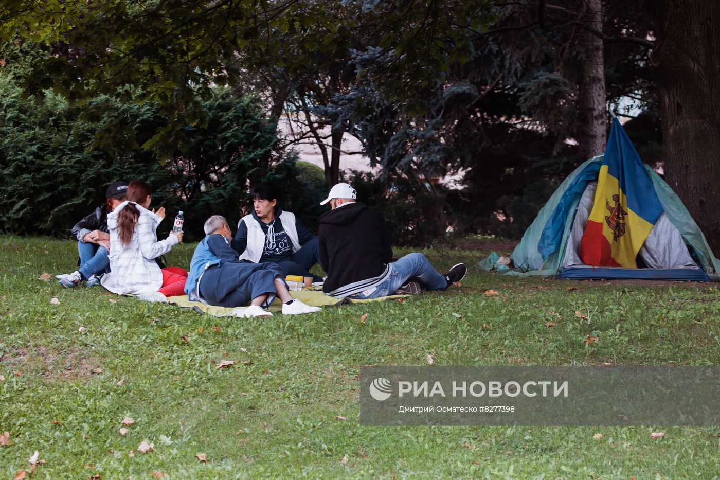 Акция протеста оппозиции в Кишиневе
