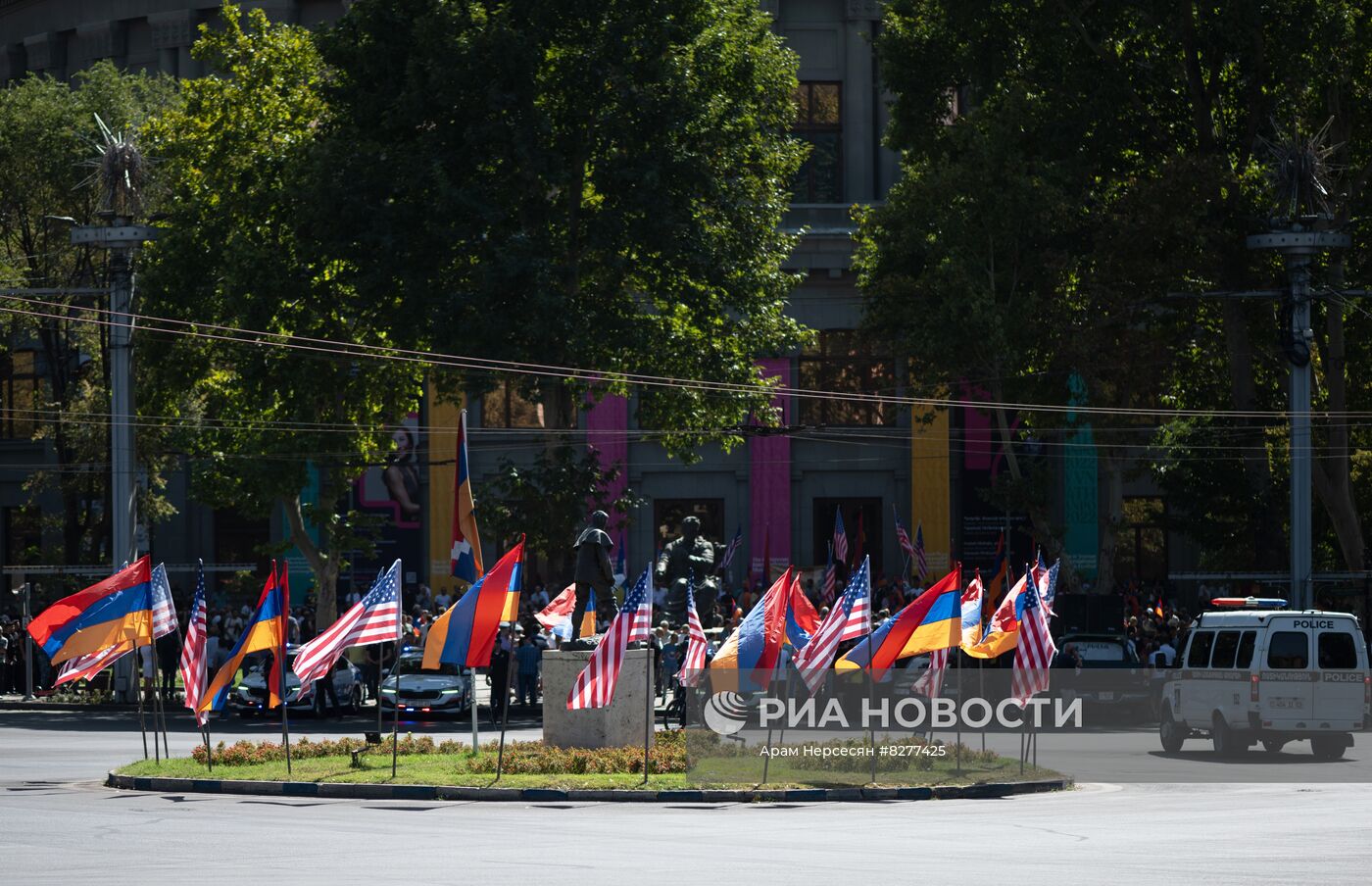 Митинг с требованием выхода из ОДКБ в Ереване