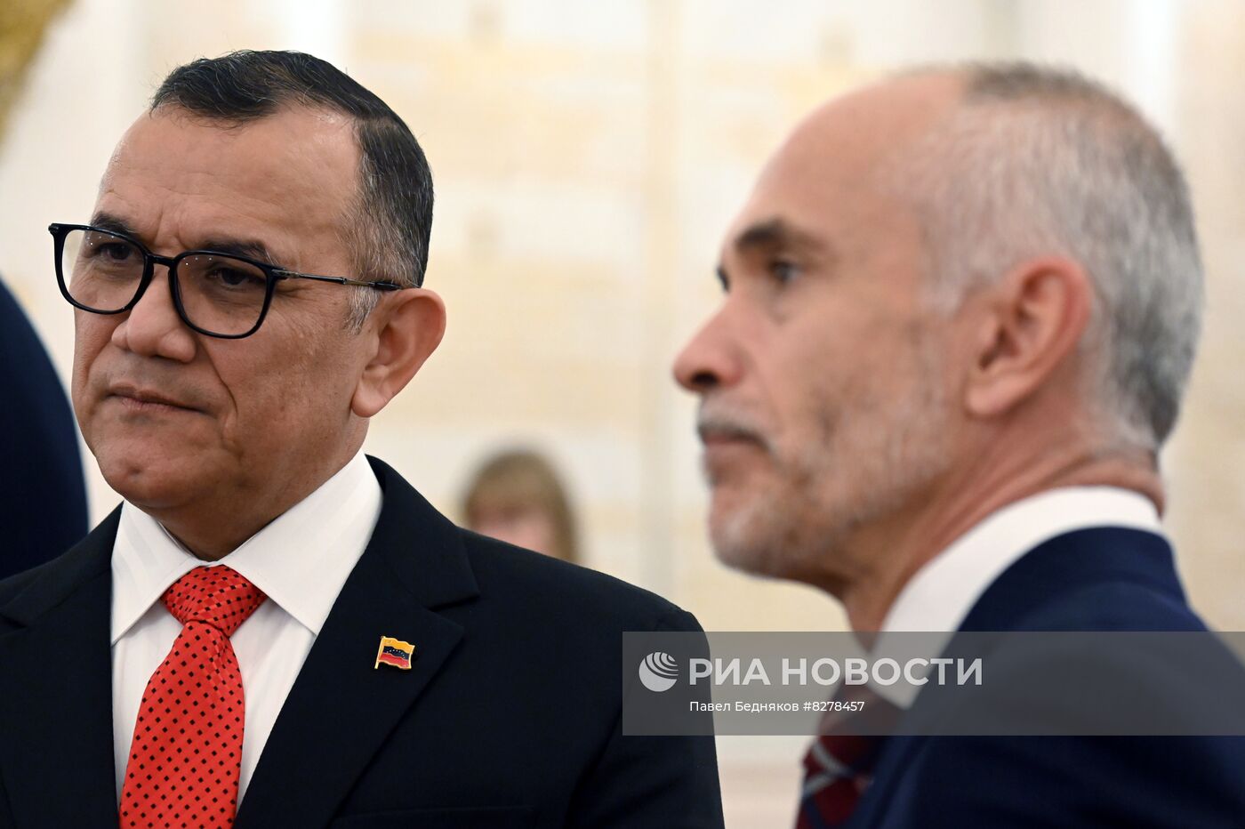 Президент РФ В. Путин принял верительные грамоты у вновь прибывших послов иностранных государств