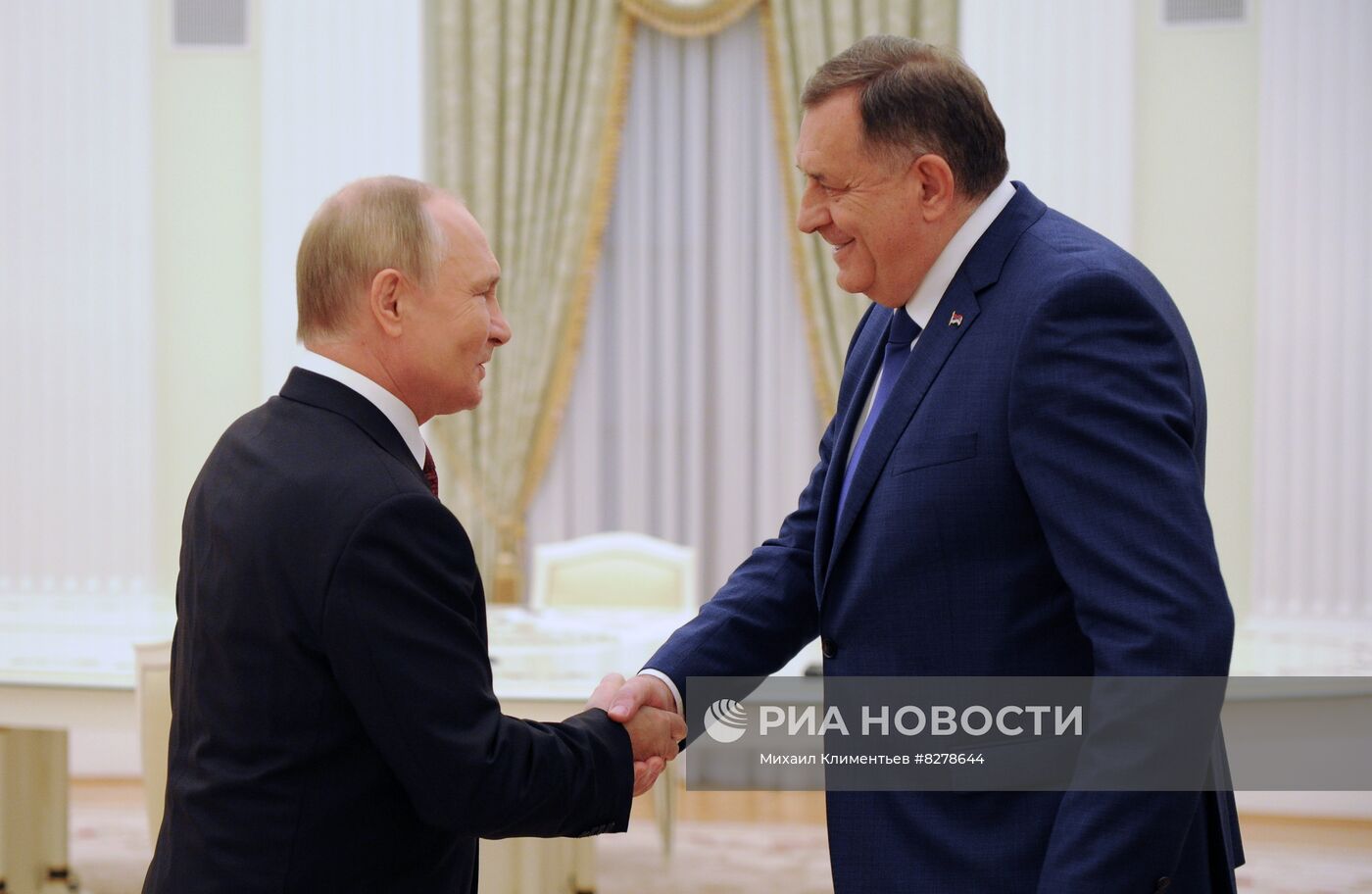 Президент РФ В. Путин встретился с членом президиума БиГ М. Додиком