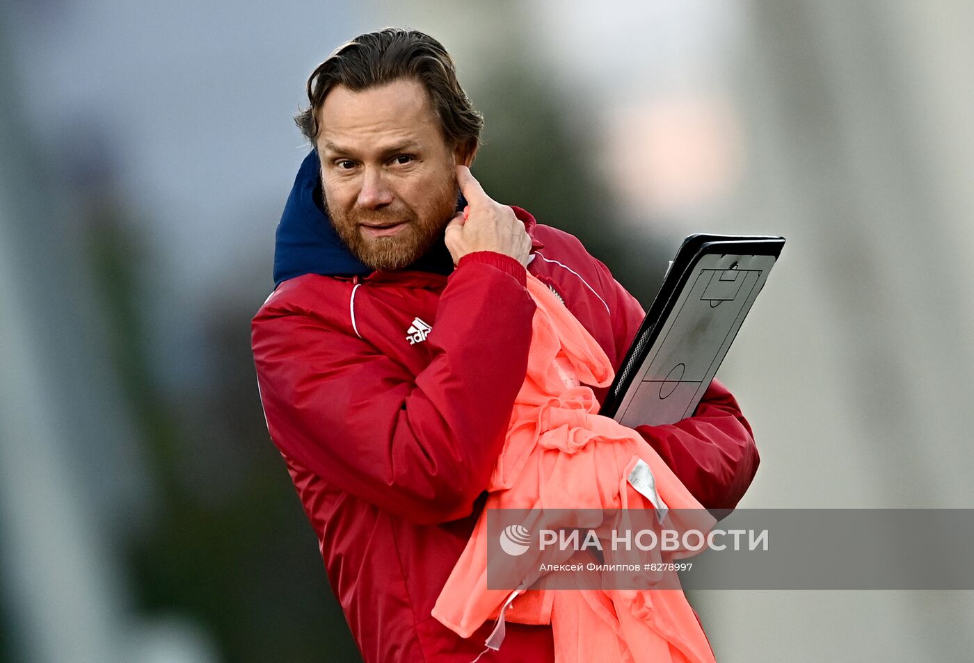 Футбол. Тренировка сборной России