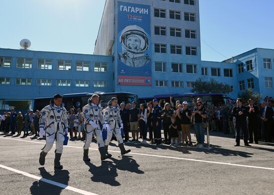 Пуск РН "Союз-2.1а" с ПК "Союз МС-22" с космодрома Байконур