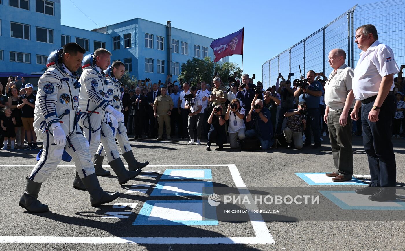 Пуск РН "Союз-2.1а" с ПК "Союз МС-22" с космодрома Байконур