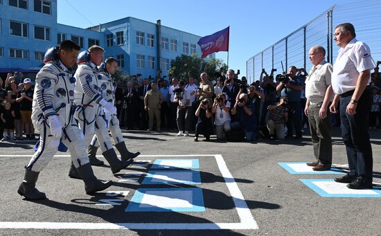 Пуск РН "Союз-2.1а" с ПК "Союз МС-22" с космодрома Байконур