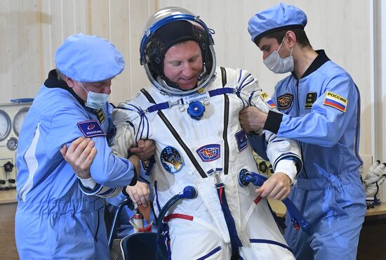 Пуск РН "Союз-2.1а" с ПК "Союз МС-22" с космодрома Байконур