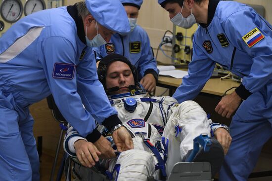 Пуск РН "Союз-2.1а" с ПК "Союз МС-22" с космодрома Байконур