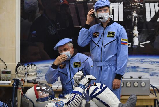 Пуск РН "Союз-2.1а" с ПК "Союз МС-22" с космодрома Байконур