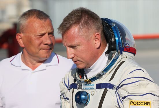 Пуск РН "Союз-2.1а" с ПК "Союз МС-22" с космодрома Байконур