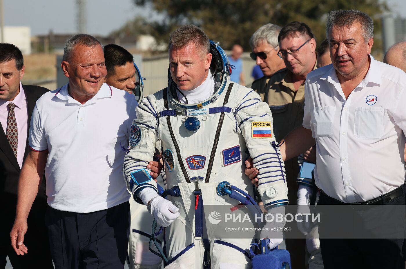 Пуск РН "Союз-2.1а" с ПК "Союз МС-22" с космодрома Байконур