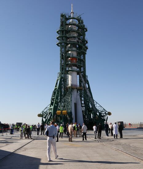 Пуск РН "Союз-2.1а" с ПК "Союз МС-22" с космодрома Байконур