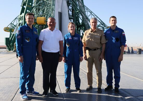 Пуск РН "Союз-2.1а" с ПК "Союз МС-22" с космодрома Байконур